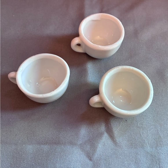 Vintage Mini Toy Tea Set - Blond Girl with Butterfly, 9 Piece Set - Picture 10 of 13